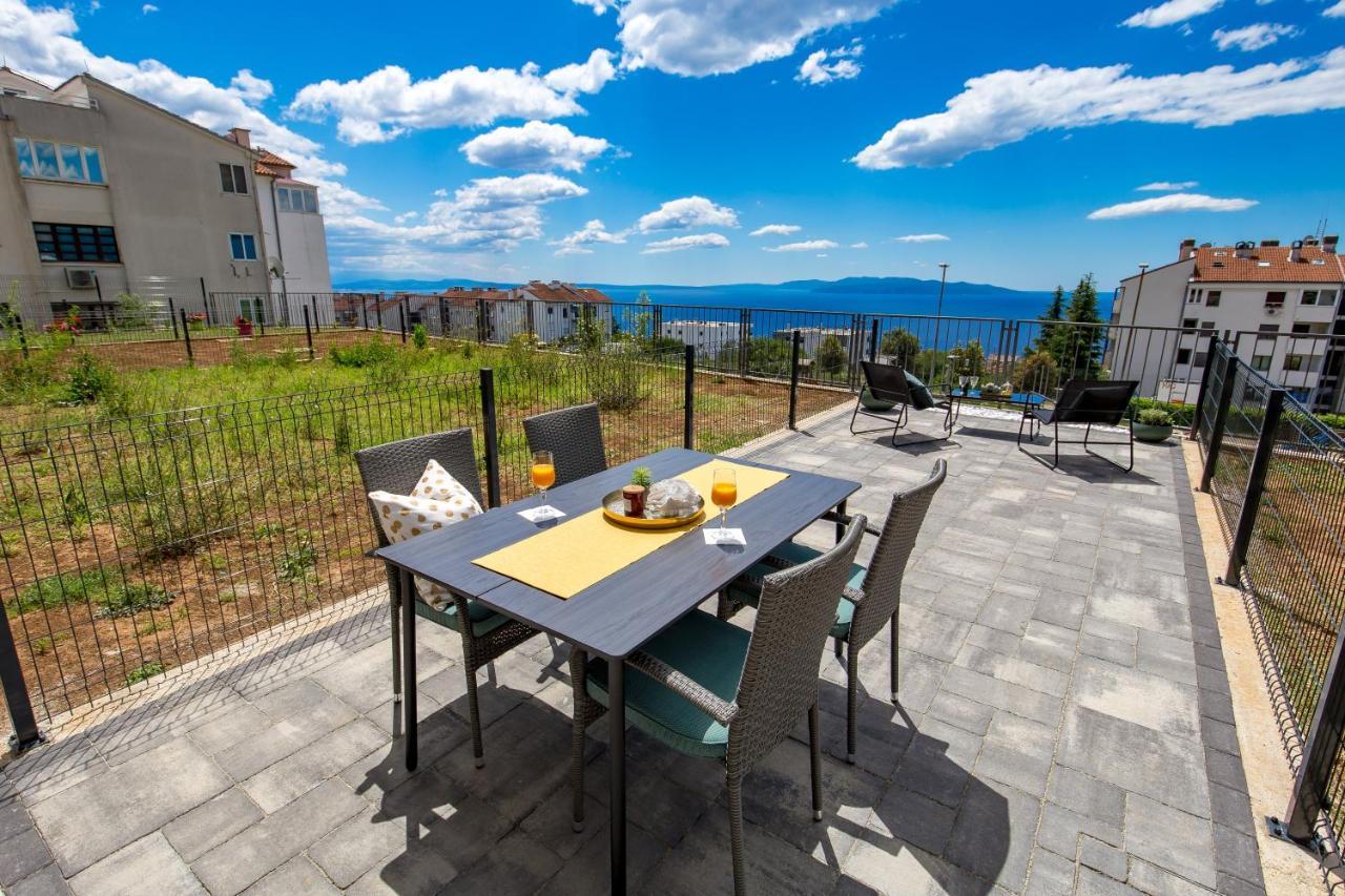 Seaview Apartment „Megan“ With Sunny Terrace Kastav Buitenkant foto